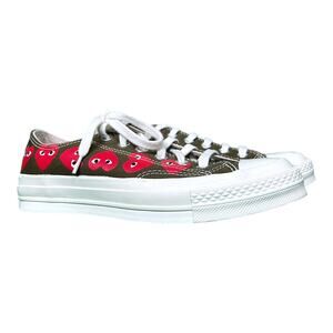 Comme des Garcons x Converse Play Brown Low-Top Sneakers - W 8.5 - $175 retail